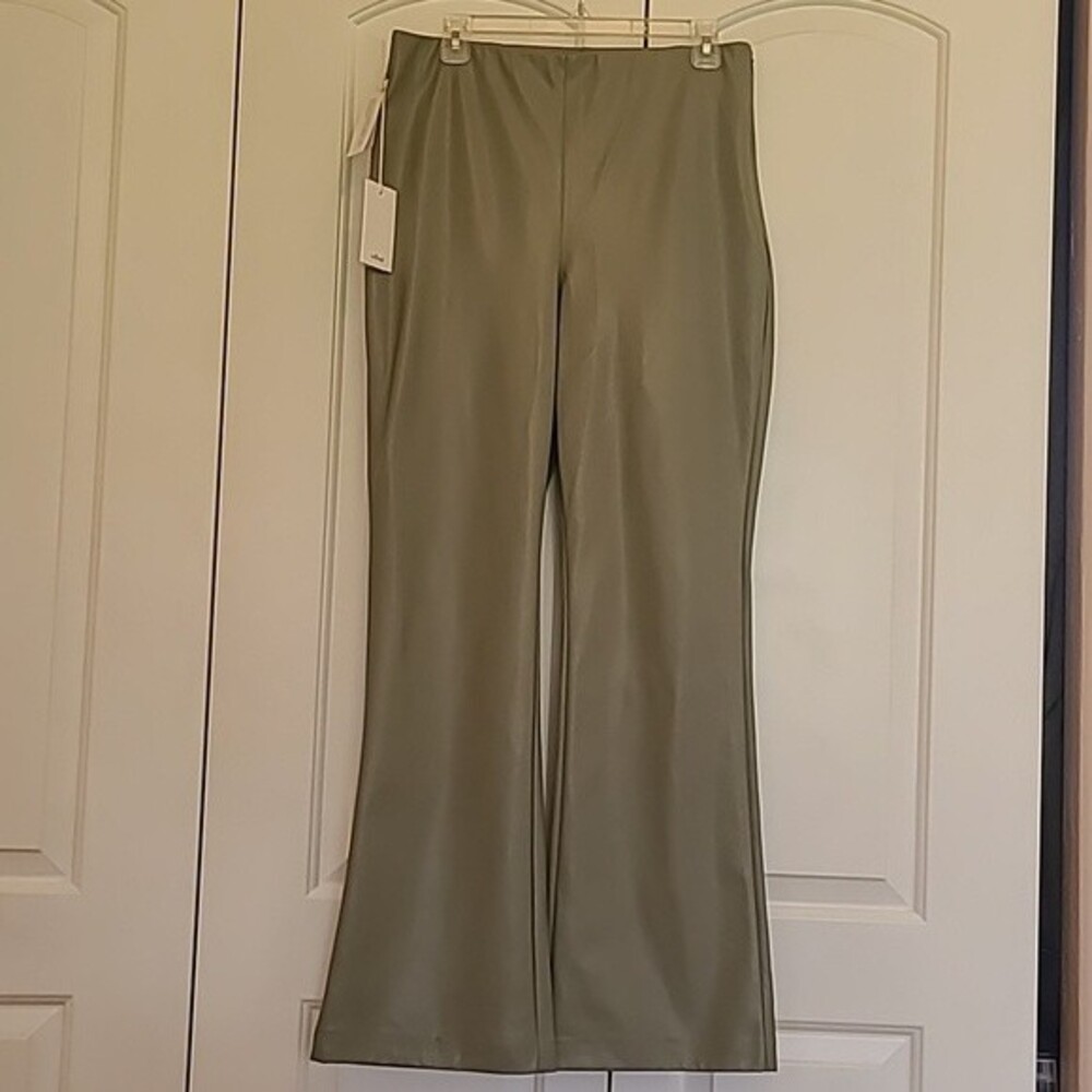 Wilfred Olive Green Wide-Leg Pants